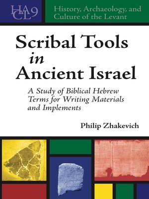 cover image of Scribal Tools in Ancient Israel